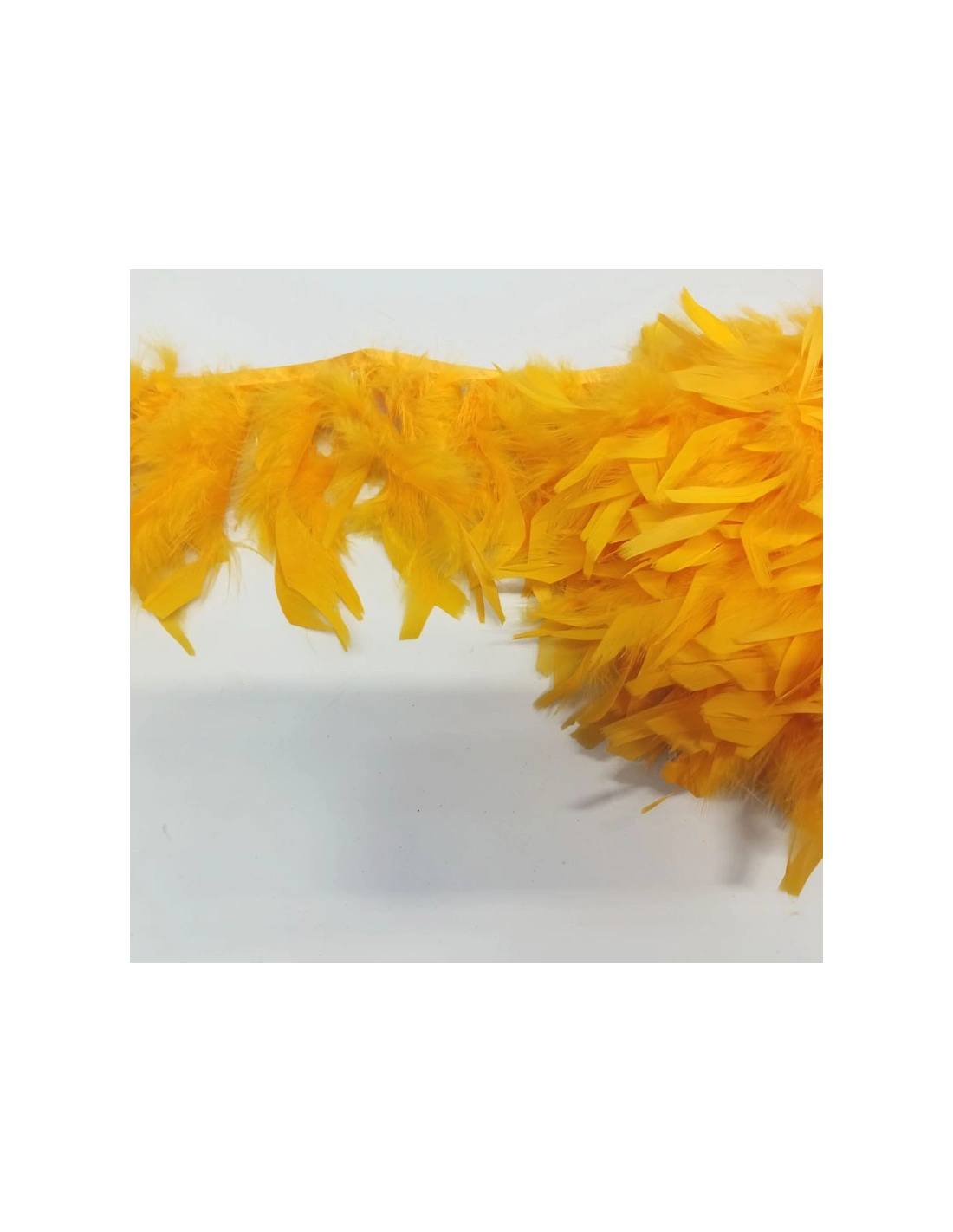 Fringe Sewing Black Ostrich Feathers  Pack - 1MT. - Fringes and Feathers