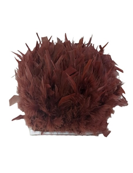 Fringe Sewing Black Ostrich Feathers  Pack - 1MT. - Fringes and Feathers