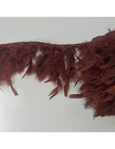 Fringe Sewing Black Ostrich Feathers  Pack - 1MT. - Fringes and Feathers