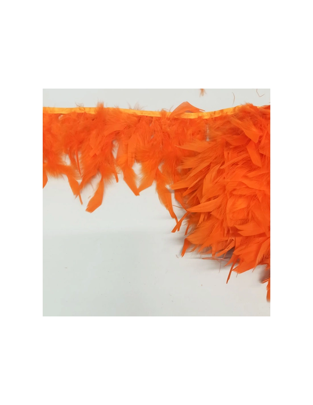 Fringe Sewing Black Ostrich Feathers  Pack - 1MT. - Fringes and Feathers