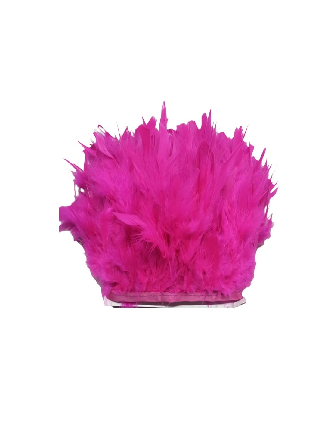 Fringe Sewing Black Ostrich Feathers  Pack - 1MT. - Fringes and Feathers