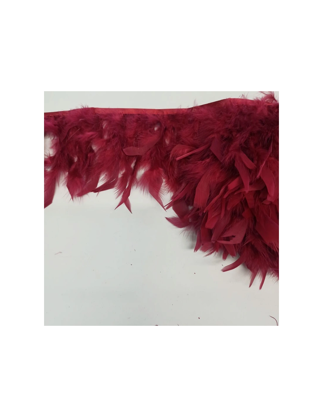 Fringe Sewing Black Ostrich Feathers  Pack - 1MT. - Fringes and Feathers