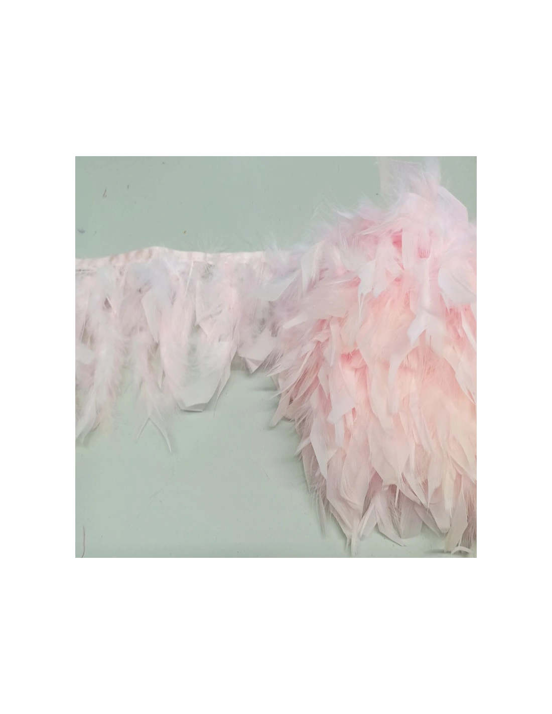 Fringe Sewing Red Ostrich Feathers  Pack - 1MT. - Fringes and Feathers
