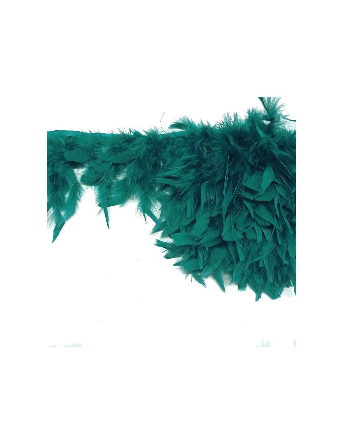Fringe Sewing Black Ostrich Feathers  Pack - 1MT. - Fringes and Feathers