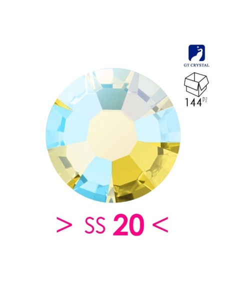 Rhinestones Gt Crystal Hotfix ss 20 Citrine - 144 pcs - Hotfix Strass