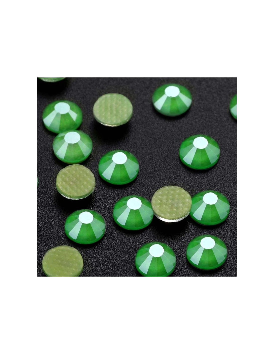 Strass GT Crystal Termoadesivi ss 20 Verde Fluo - 144PZ rhinestones hotfix