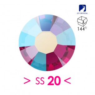 Strass GT Crystal Termoadesivo ss 20  Fuchsia ab- 144PZ  Rhinestones Hotfix 2