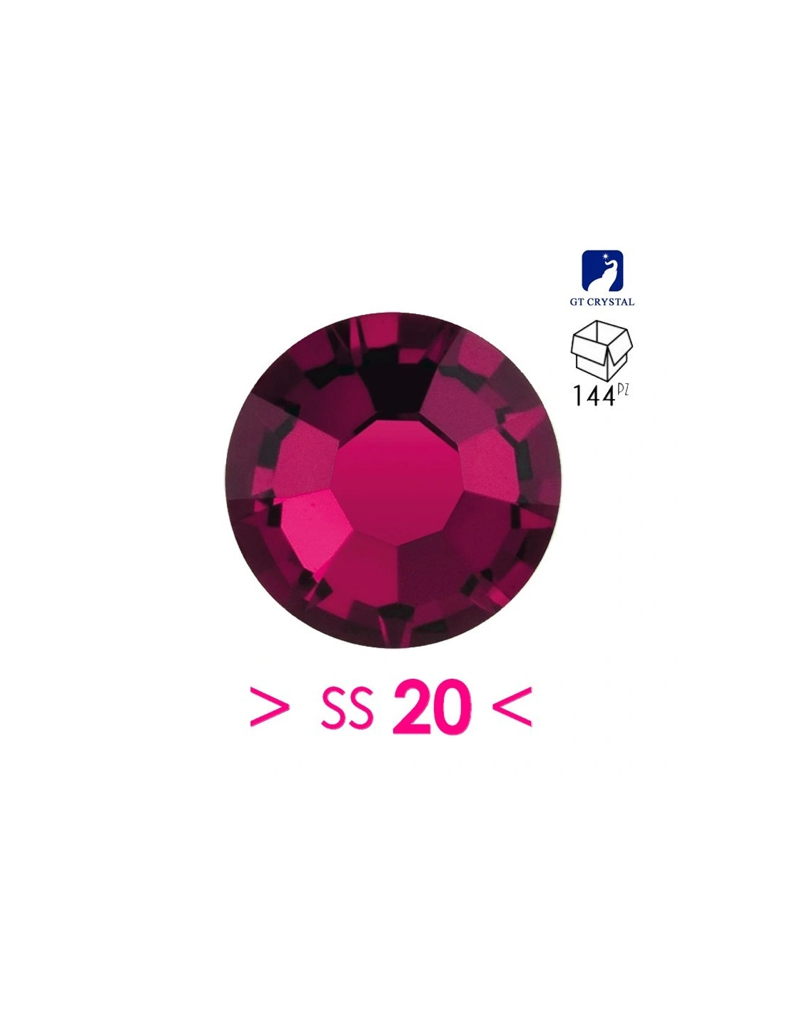 Rhinestones Gt Crystal Hotfix ss 20  Amethyst -144 pcs - Hotfix Strass