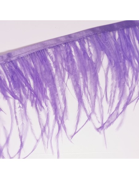 Fringe Sewing Amethyst Ostrich Feathers  Pack - 1MT. - Fringes and Feathers