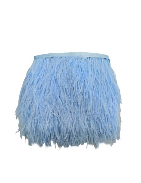 Fringe Sewing Black Ostrich Feathers  Pack - 1MT. - Fringes and Feathers