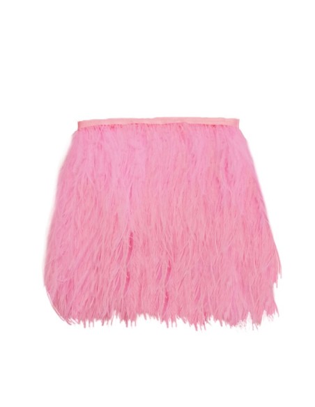 Fringe Sewing Pure Pink Ostrich Feathers  Pack - 1MT. - Fringes and Feathers