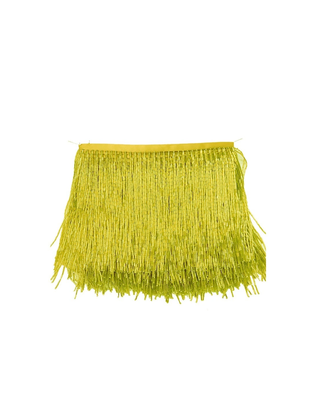 Frange da cucire a Cannette Peridot pacco - 1MT. - Frange e Piume