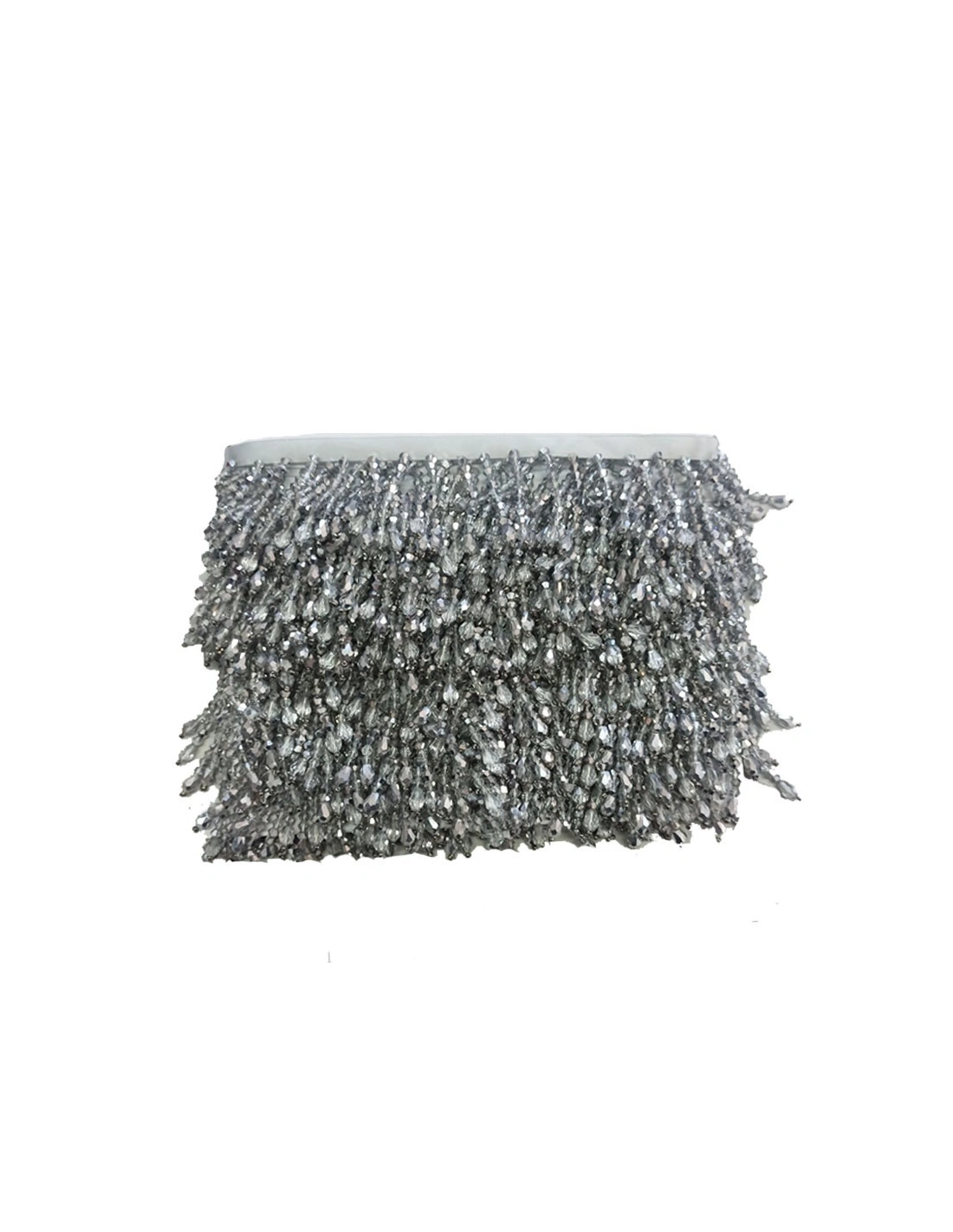 Fringe sewing Bicone Silver pack - 1 MT.