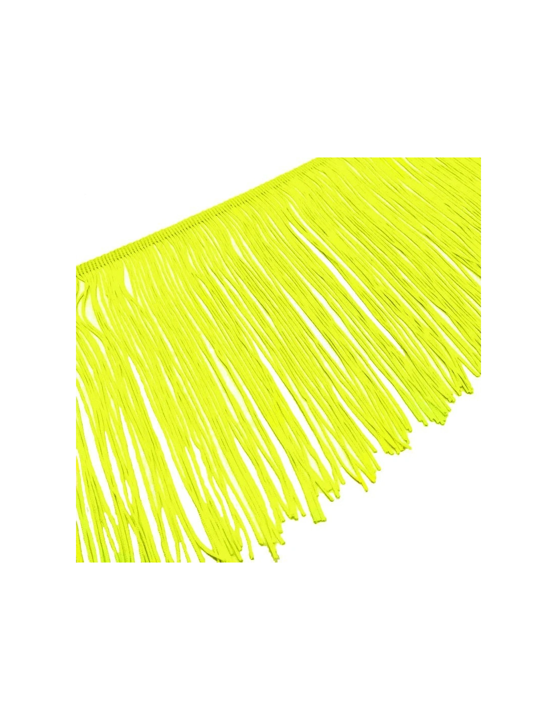 Frangia in Tripolino cm 15 Giallo Fluo - Pacco 1 mt.