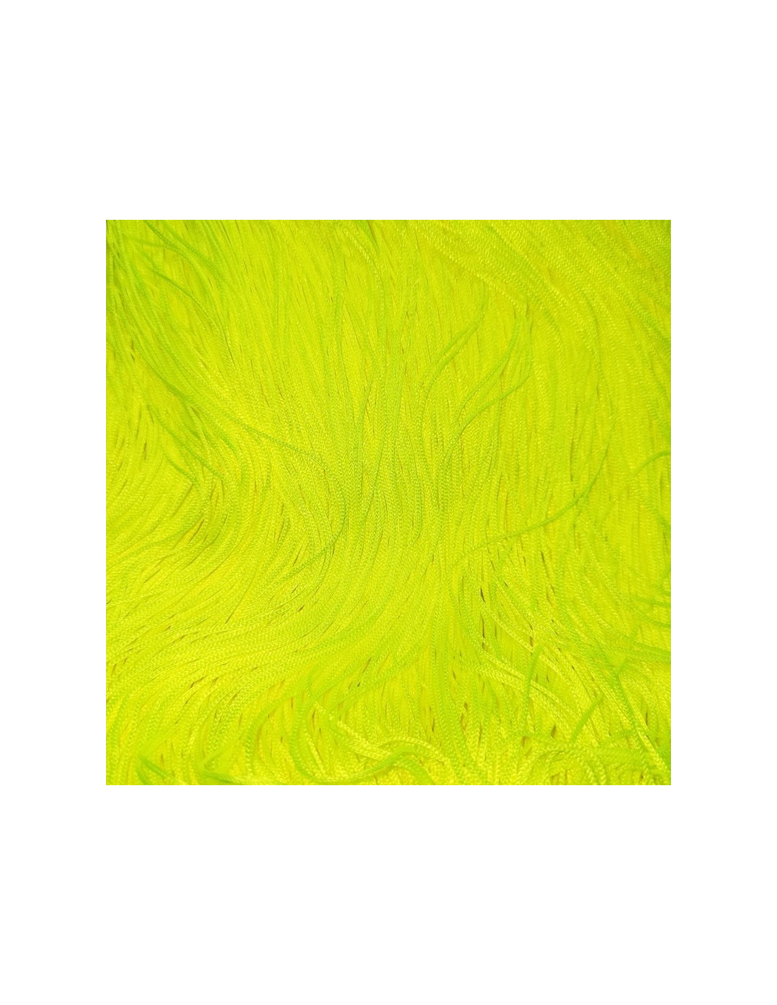 Frangia in Tripolino cm 30 Giallo Fluo - Pacco 1 mt.