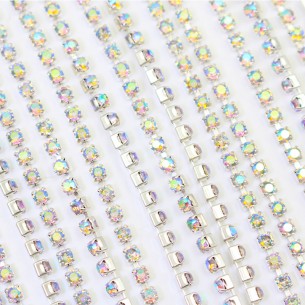 Rhinestone Chain fringe cm... 2