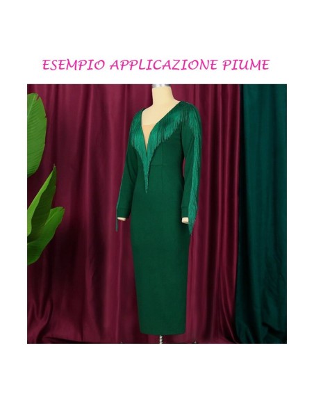 Tripolino Fringe cm 30 Forest Green - Pack of 1 mt.