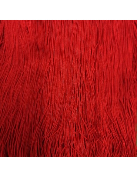 Frangia in Tripolino cm 30 Rosso - Pacco 1 mt.