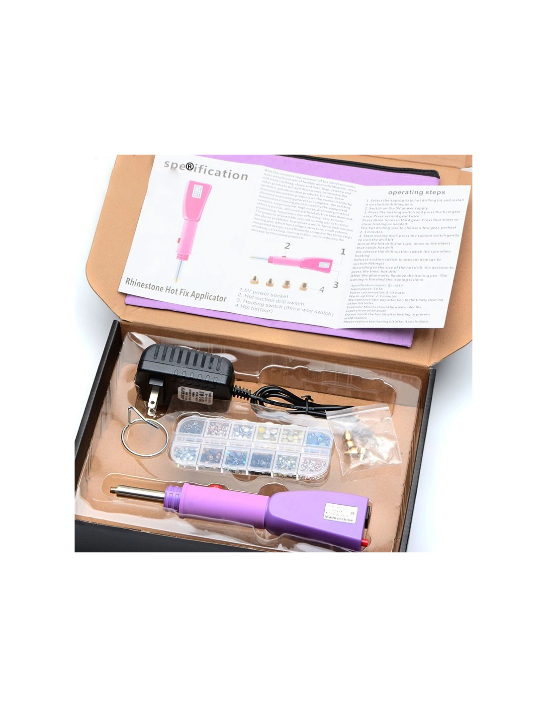 Applicatore Strass con Aspiratore - Utensili e Colle per Strass
