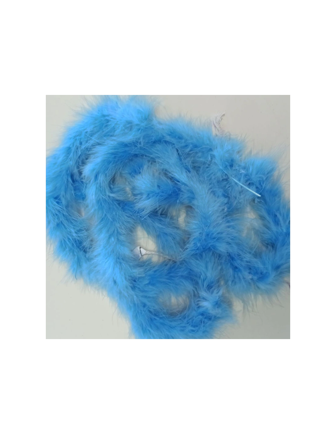 Marabou Feathers Light Blue - Pack 2 mt.