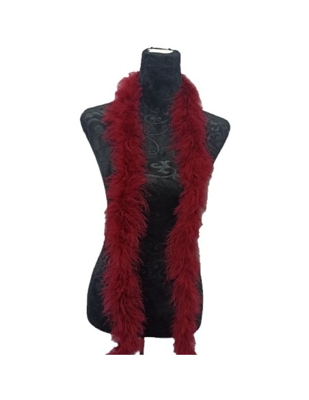 Marabou Feathers Bordeaux - Pack 2 mt.