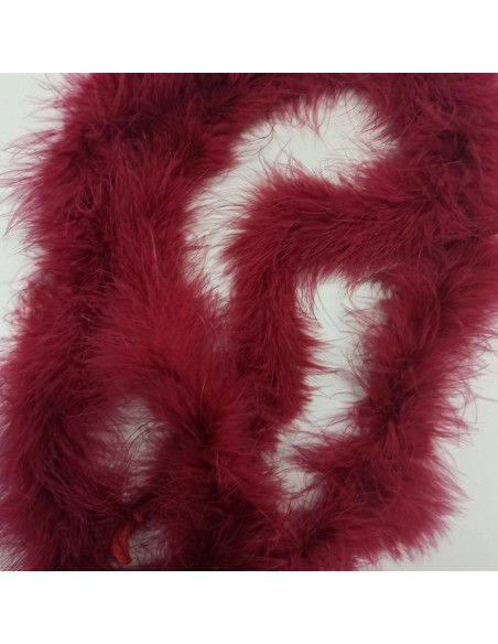 Marabou Feathers Bordeaux - Pack 2 mt.