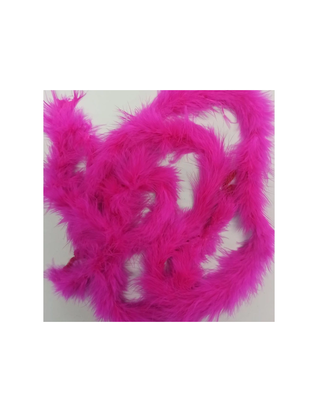Piume di Marabou Fuchsia - Pacco 2 mt.
