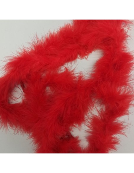 Marabou Feathers Red - Pack 2 mt.