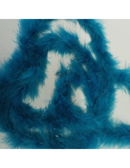 Marabou Feathers Turquoise - Pack 2 mt.