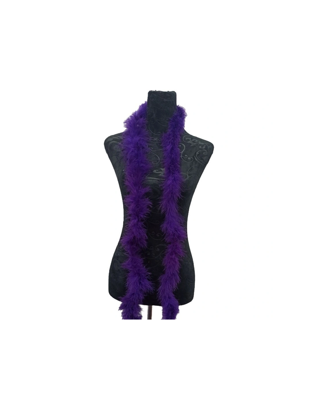 Piume di Marabou Viola - Pacco 2 mt.