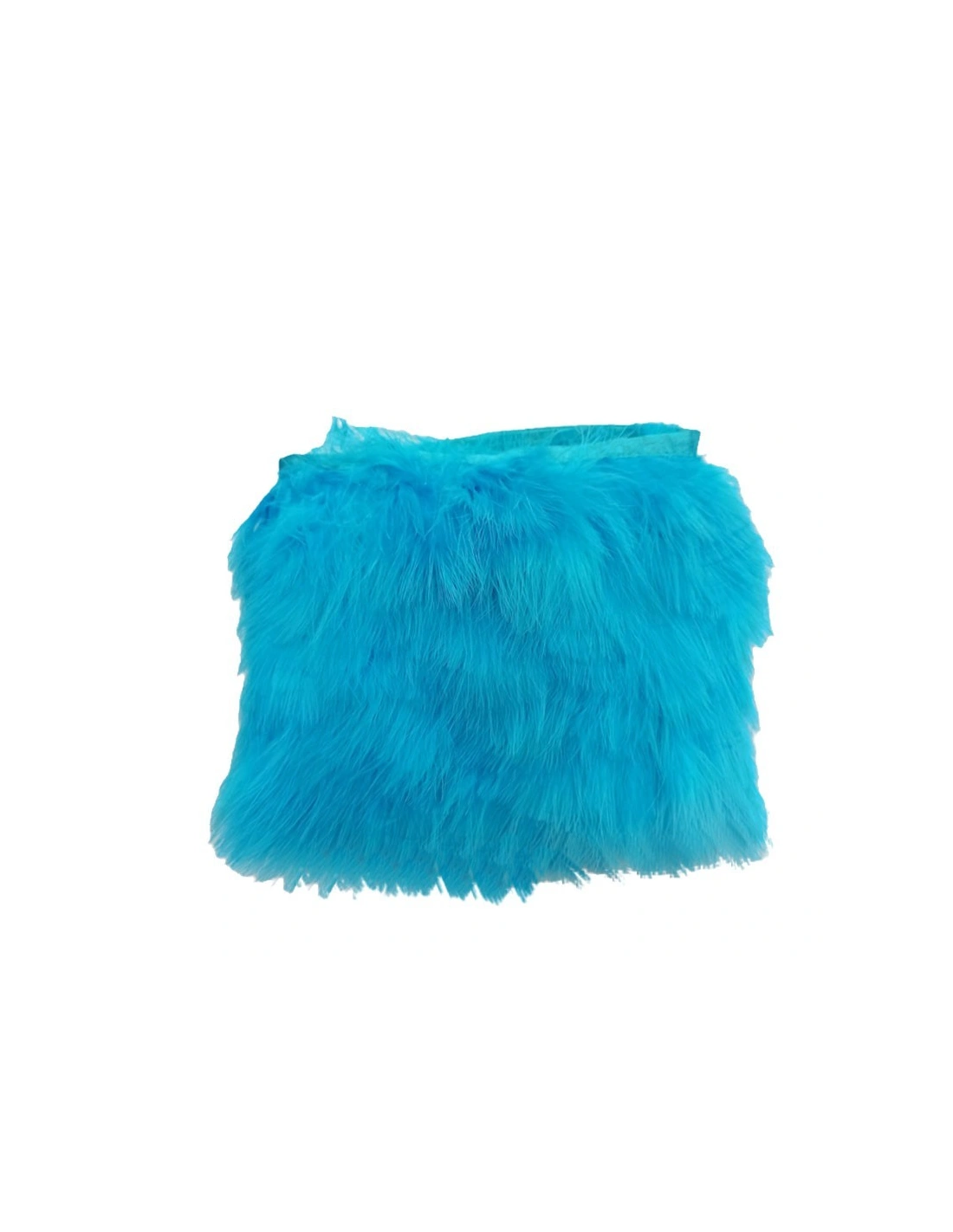 Fringe Sewing Black Ostrich Feathers  Pack - 1MT. - Fringes and Feathers