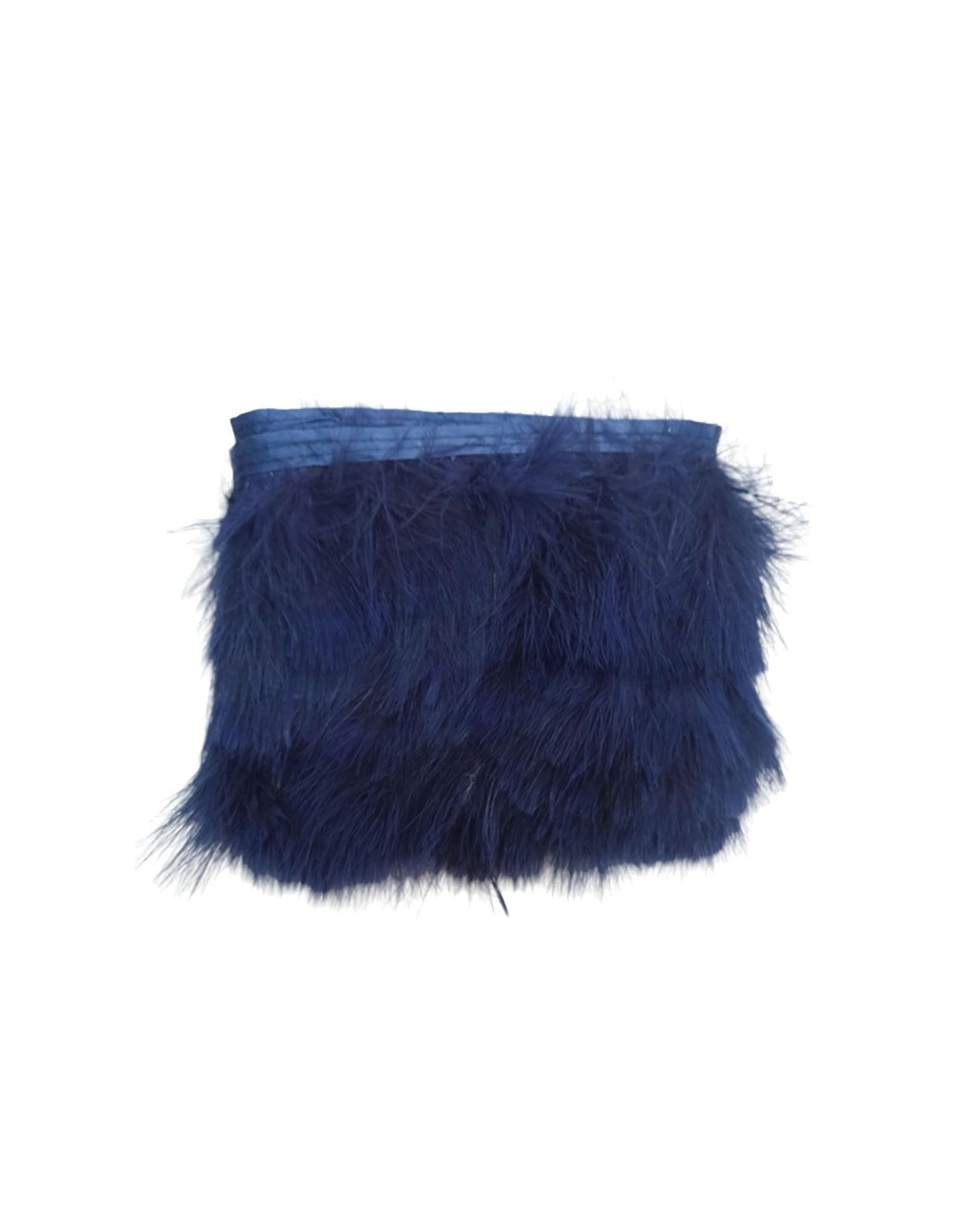 Frange da cucire con Piume Montana pacco - 1MT.