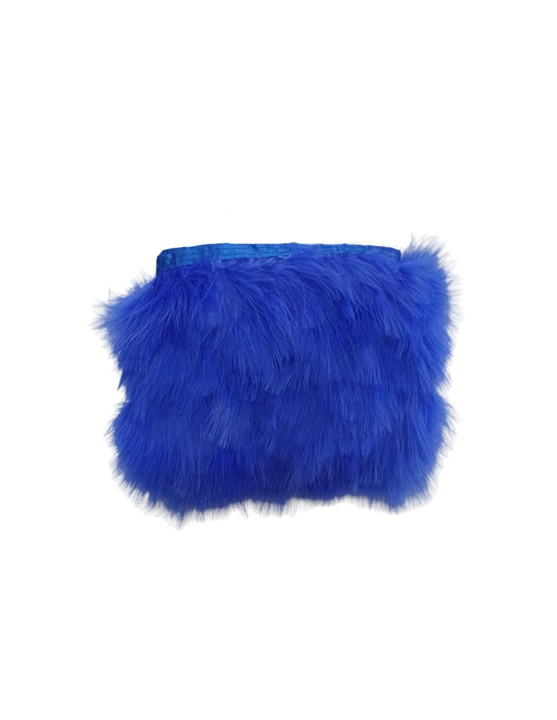 Frange da cucire con Piume Sapphire pacco - 1MT.