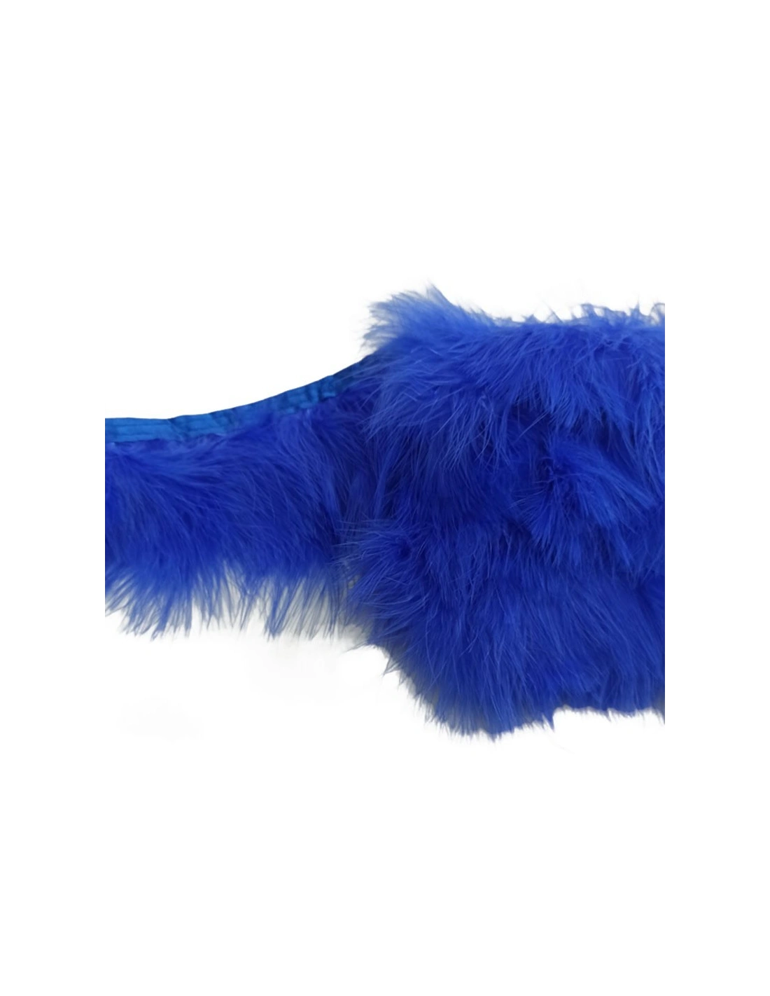 Frange da cucire con Piume Sapphire pacco - 1MT.