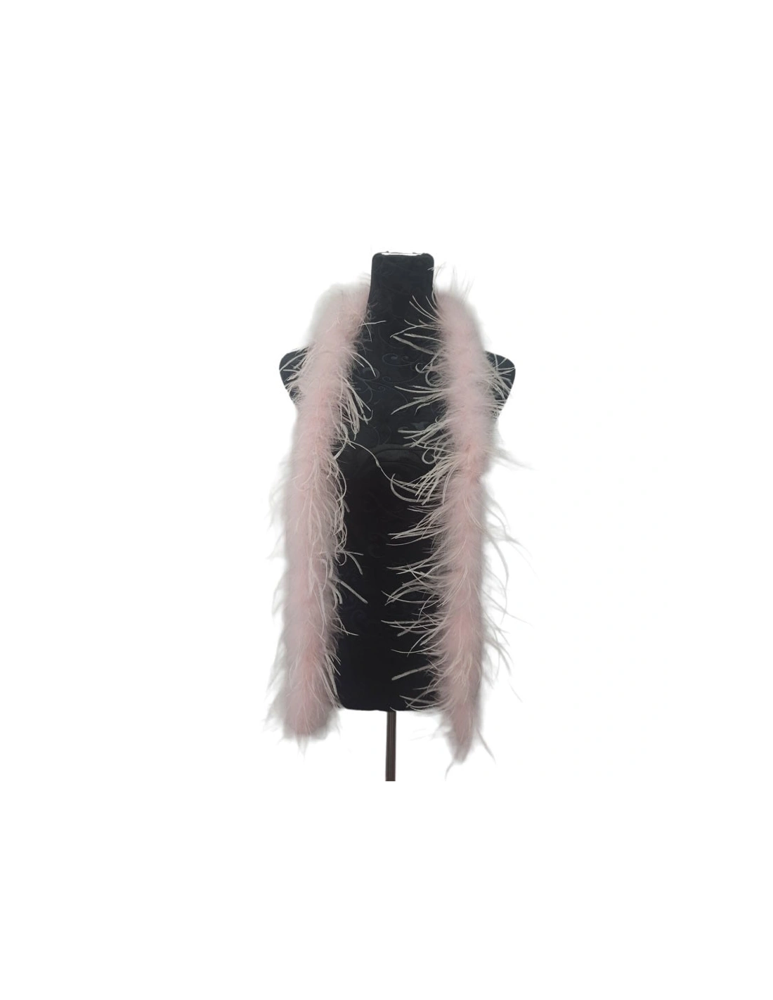 Boa Ostrich Feather Rose - Pack of 2 mt.