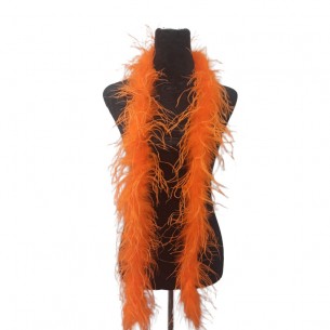 Boa Ostrich Feather Orange...
