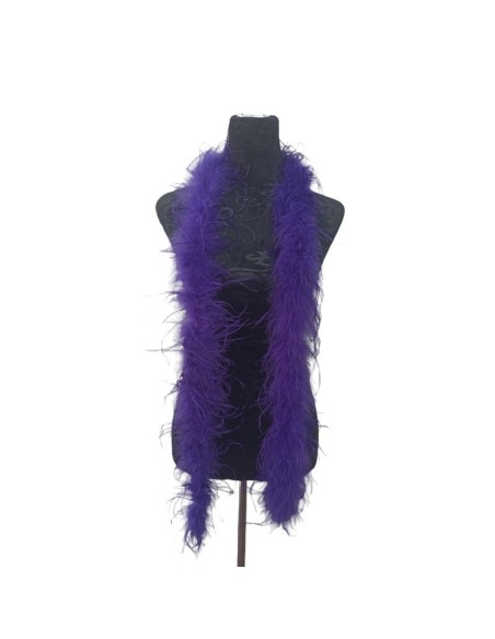 Boa Ostrich Feather Violet - Pack of 2 mt.
