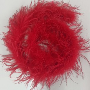Boa Ostrich Feather Red -... 2