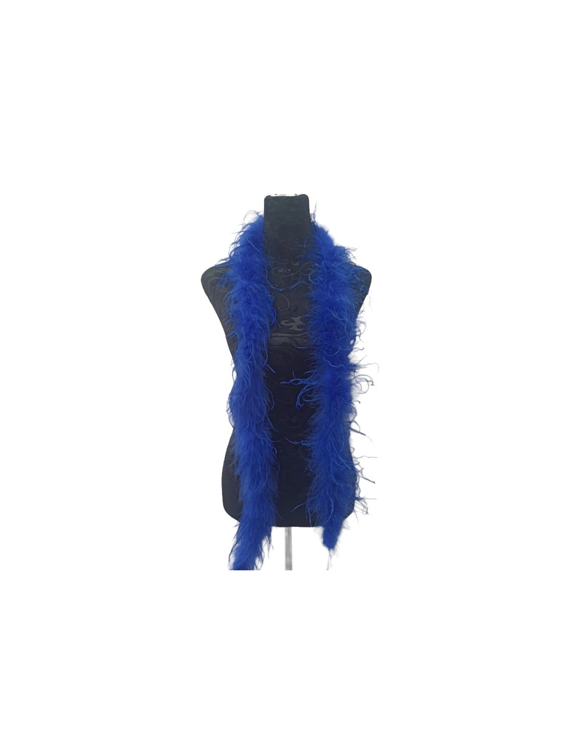 Boa Piume di Struzzo Royal Blu - Pacco 2 mt.