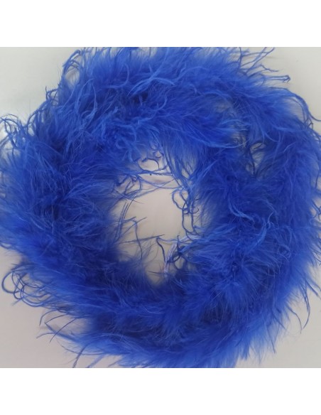 Boa Ostrich Feather Royal Blue - Pack of 2 mt.