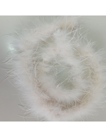 Boa Ostrich Feather Beige - Pack of 2 mt.
