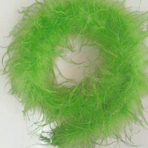 Boa Piume di Struzzo Verde Acido - Pacco 2 mt. 2