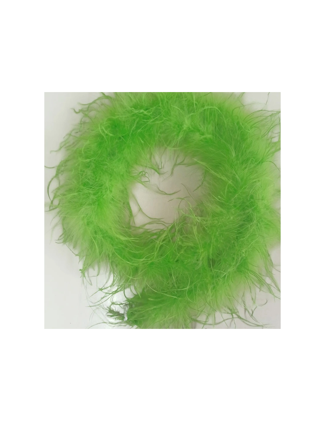 Boa Ostrich Feather Acid Green - Pack of 2 mt.