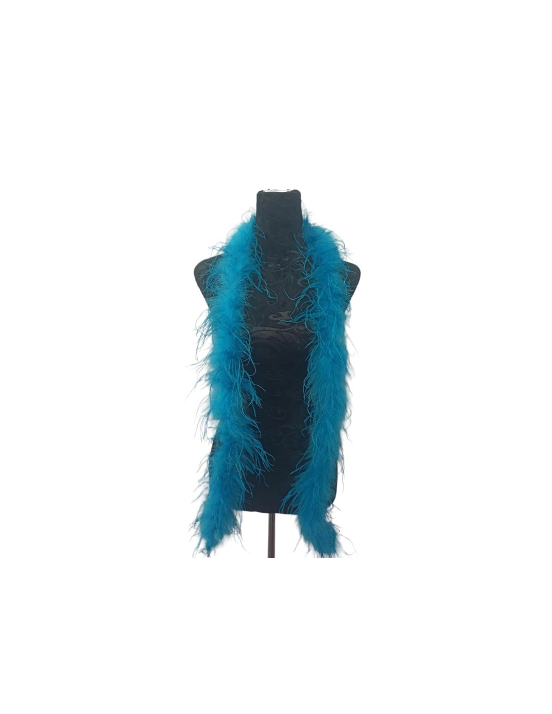Boa Piume di Struzzo Bluette - Pacco 2 mt.