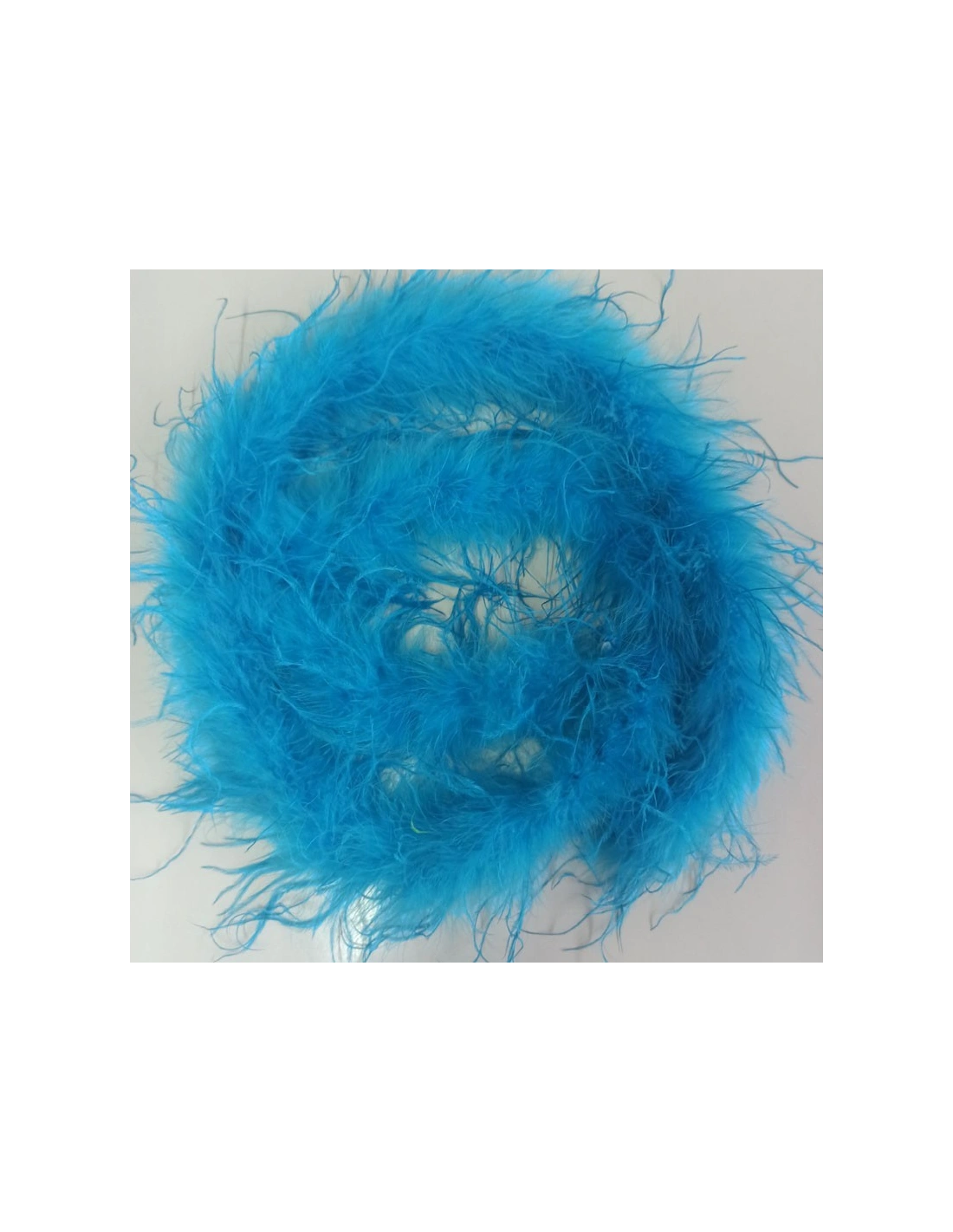 Boa Ostrich Feather Bluette - Pack of 2 mt.