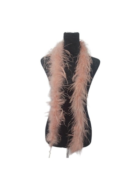 Boa Ostrich Feather Rosa Antique - Pack of 2 mt.
