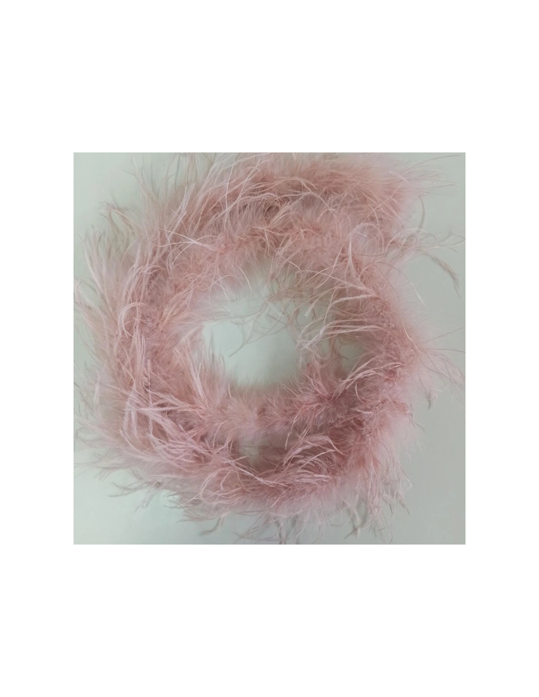 Boa Piume di Struzzo Rosa Antique - Pacco 2 mt.