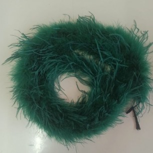 Boa Ostrich Feather Emerald... 2