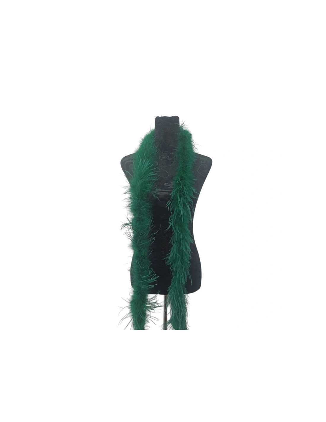 Boa Ostrich Feather Emerald - Pack of 2 mt.