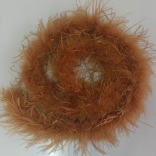 Boa Ostrich Feather Caramel... 2